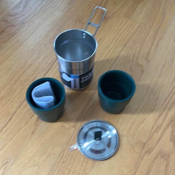 Stanley 2 cup boiling heating cookset cups NWT - Picture 5 of 5